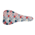 Japanese Geometric Pattern Print Bicycle Seat Cover