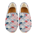 Japanese Geometric Pattern Print Casual Shoes