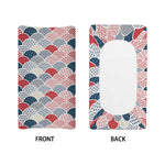 Japanese Geometric Pattern Print Changing Pad Cover