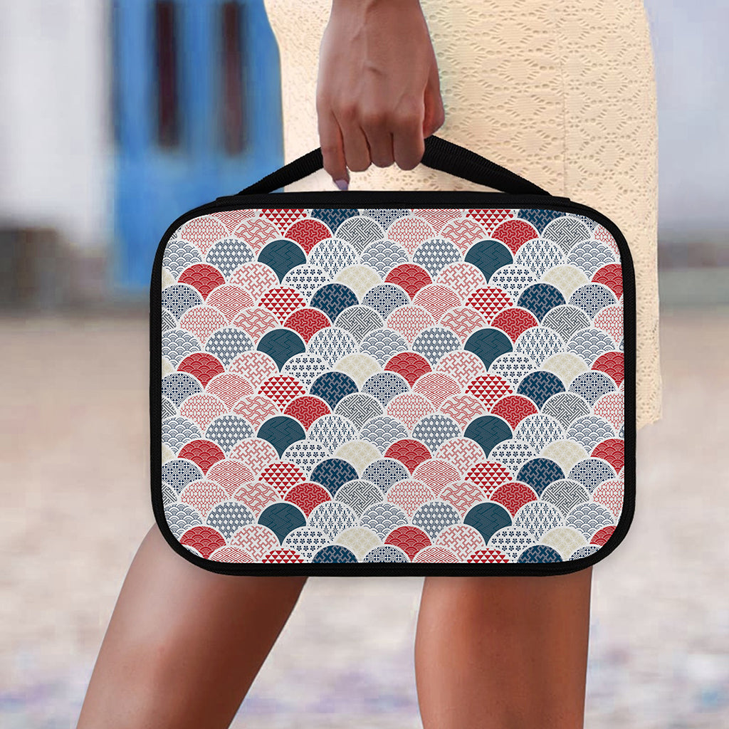 Japanese Geometric Pattern Print Classic Bible Case