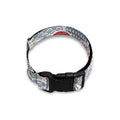 Japanese Geometric Pattern Print Dog Collar