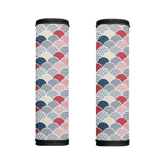 Japanese Geometric Pattern Print Handle Covers