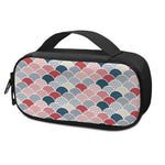Japanese Geometric Pattern Print Insulin Cooler Travel Case
