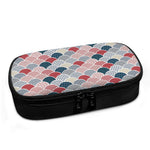 Japanese Geometric Pattern Print Insulin Cooler Travel Case
