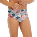 Japanese Geometric Pattern Print Men's Briefs