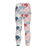 Japanese Geometric Pattern Print Men's leggings