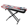 Japanese Geometric Pattern Print Piano Keyboard Cover
