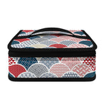 Japanese Geometric Pattern Print Small Lunch Bag