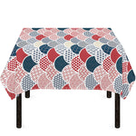 Japanese Geometric Pattern Print Tablecloth