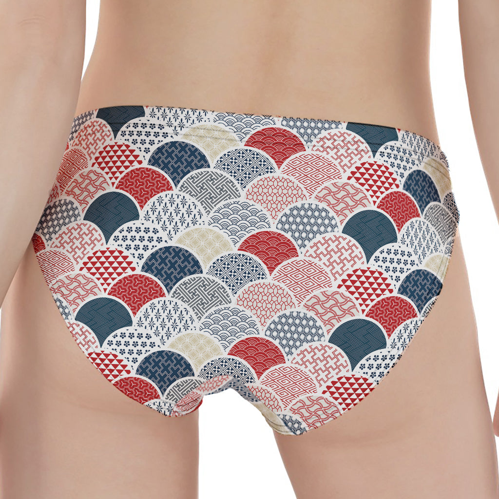 Japanese Geometric Pattern Print Women's Panties