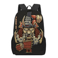 Japanese Ghost Samurai Print 17 Inch Backpack