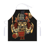 Japanese Ghost Samurai Print Adjustable Apron