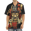 Japanese Ghost Samurai Print Aloha Shirt
