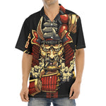 Japanese Ghost Samurai Print Aloha Shirt