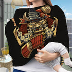 Japanese Ghost Samurai Print Baby Seat Cover