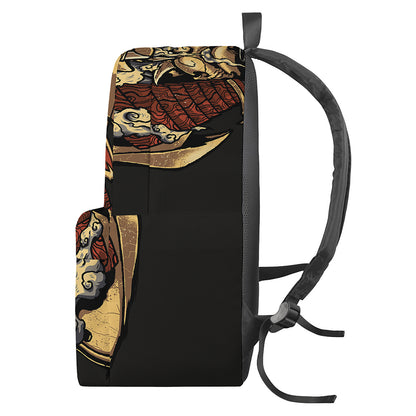 Japanese Ghost Samurai Print Backpack