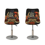 Japanese Ghost Samurai Print Bar Stool Covers