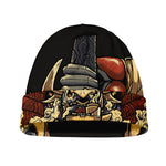 Japanese Ghost Samurai Print Beanie