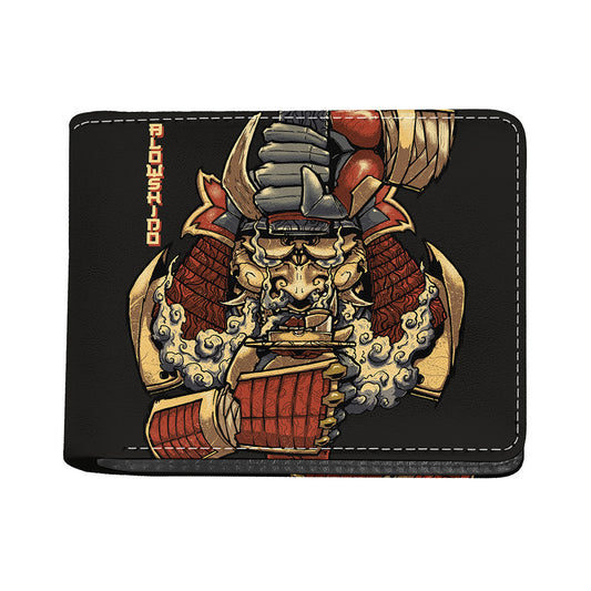 Japanese Ghost Samurai Print Bifold Wallet