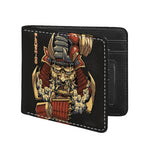 Japanese Ghost Samurai Print Bifold Wallet