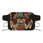 Japanese Ghost Samurai Print Car Windshield Snow Cover