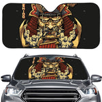 Japanese Ghost Samurai Print Car Windshield Sun Shade