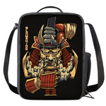 Japanese Ghost Samurai Print Crossbody Lunch Bag