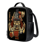 Japanese Ghost Samurai Print Crossbody Lunch Bag