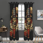 Japanese Ghost Samurai Print Curtain