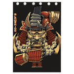 Japanese Ghost Samurai Print Curtain