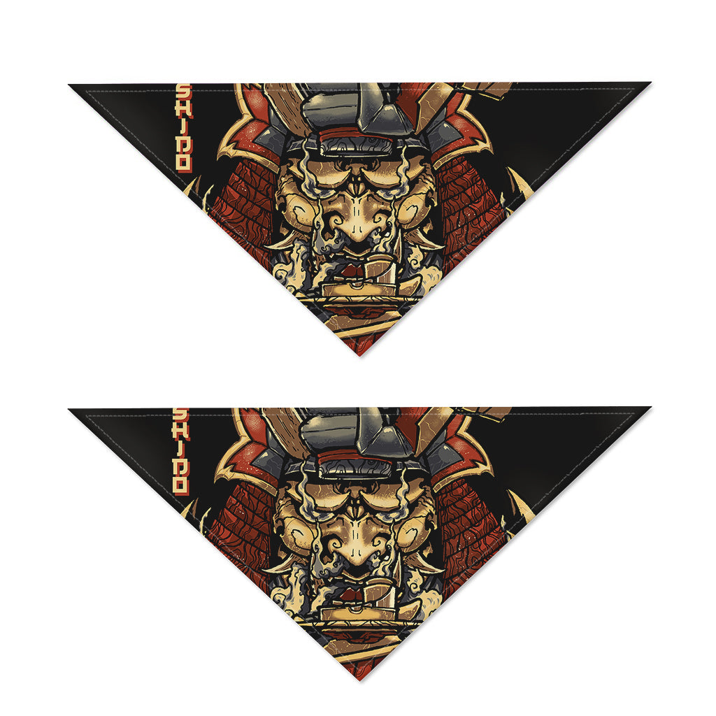 Japanese Ghost Samurai Print Dog Bandana