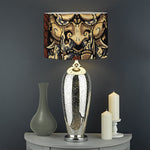 Japanese Ghost Samurai Print Drum Lamp Shade