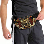 Japanese Ghost Samurai Print Fanny Pack
