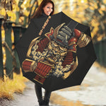 Japanese Ghost Samurai Print Foldable Umbrella