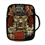 Japanese Ghost Samurai Print Front Pocket Bible Bag