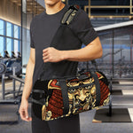 Japanese Ghost Samurai Print Gym Bag