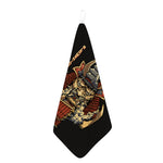 Japanese Ghost Samurai Print Hand Towel
