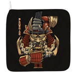 Japanese Ghost Samurai Print Hand Towel