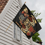 Japanese Ghost Samurai Print House Flag