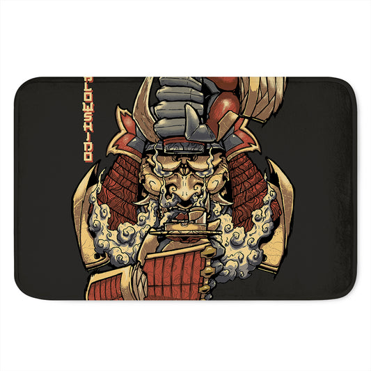Japanese Ghost Samurai Print Indoor Door Mat