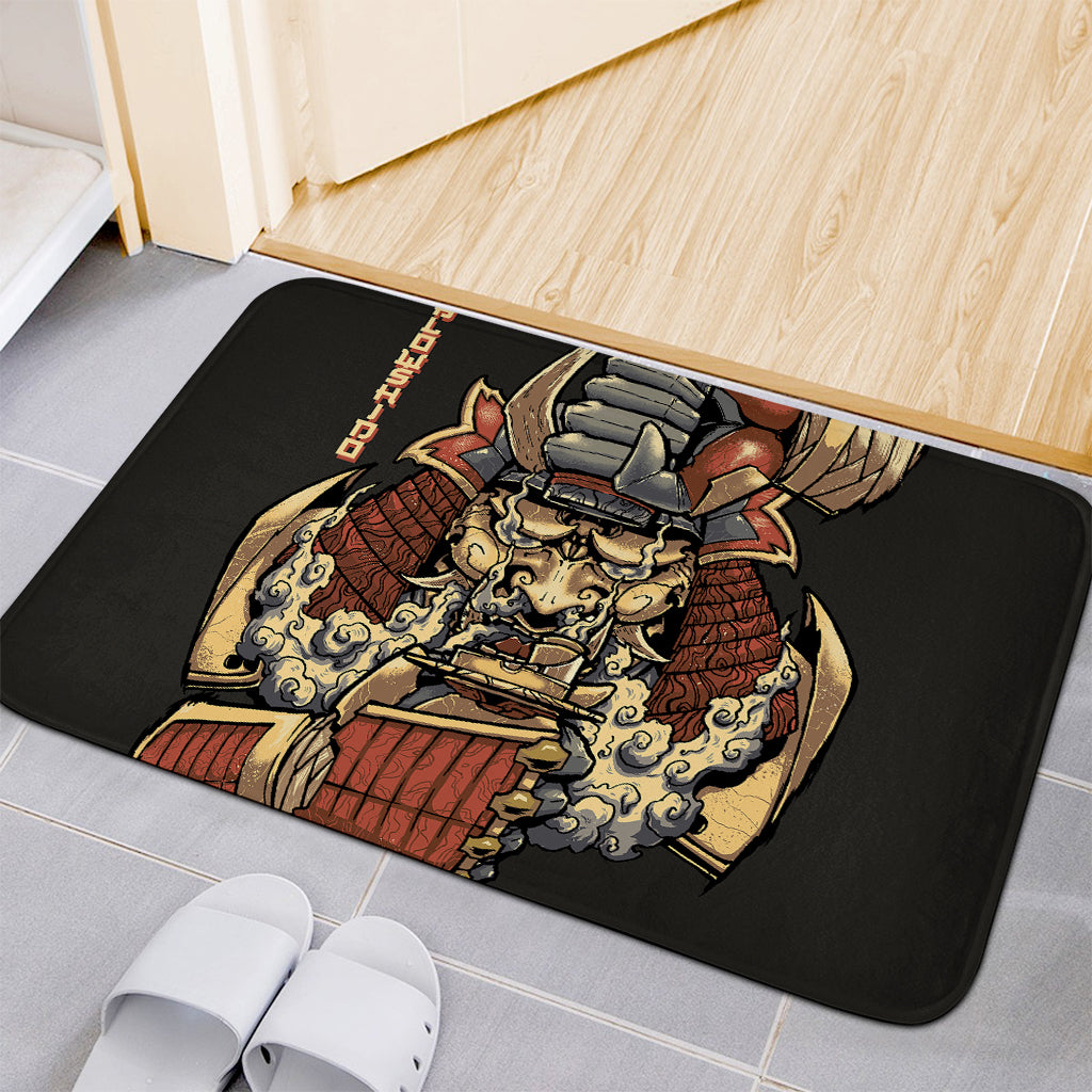 Japanese Ghost Samurai Print Indoor Door Mat
