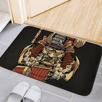 Japanese Ghost Samurai Print Indoor Door Mat