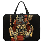 Japanese Ghost Samurai Print Laptop Sleeve With Handle
