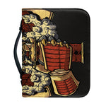 Japanese Ghost Samurai Print Leather Bible Cover
