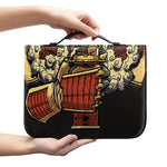 Japanese Ghost Samurai Print Leather Bible Cover