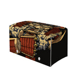 Japanese Ghost Samurai Print Leather Tissue Box Cover