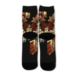 Japanese Ghost Samurai Print Long Socks