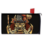Japanese Ghost Samurai Print Mailbox Cover