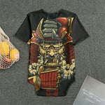Japanese Ghost Samurai Print Men's Bodysuit