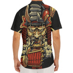 Japanese Ghost Samurai Print Men's Deep V-Neck Shirt